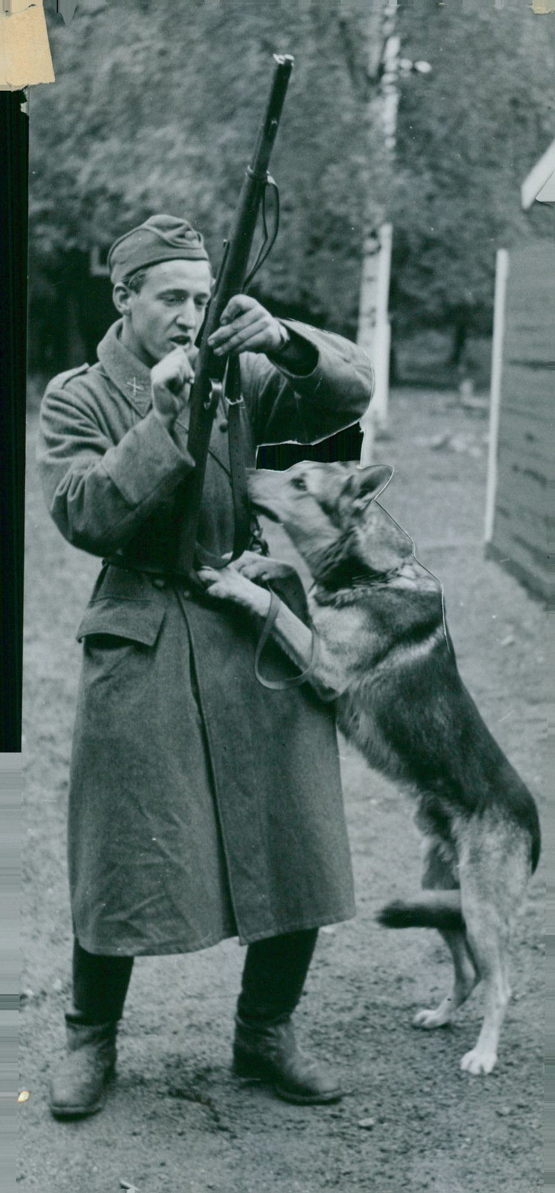 Swedish Military Landsturm Youth 1941 - Vintage Photograph