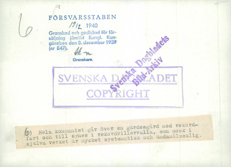 Field maneuvers 1940 - Vintage Photograph