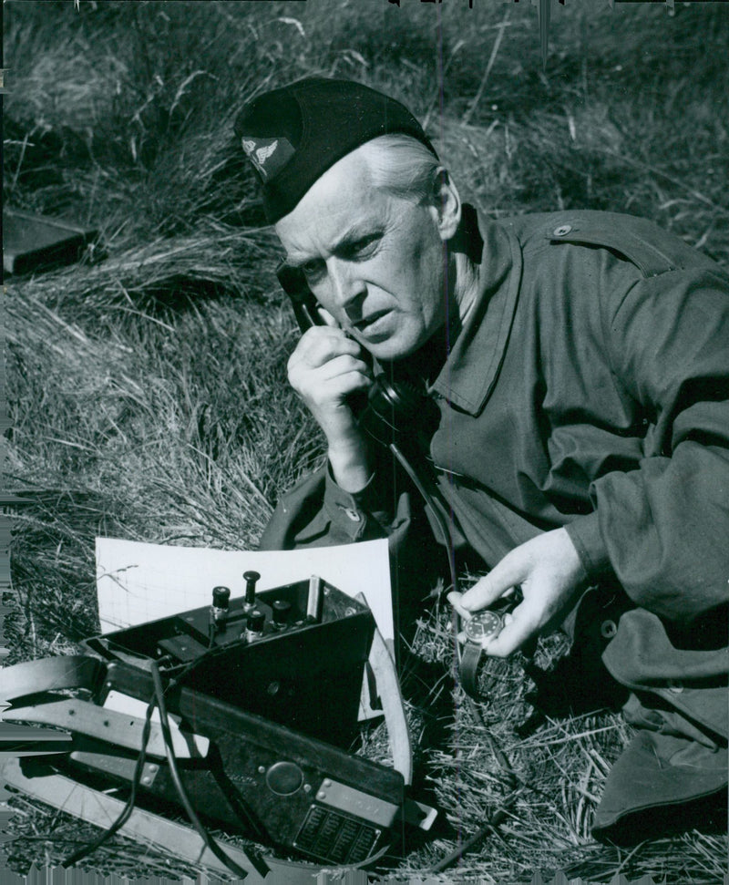 Voluntary officer training (FBU) Sweden - Vintage Photograph