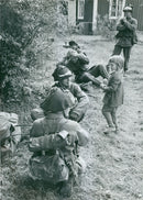 Field maneuver 1957 - Vintage Photograph