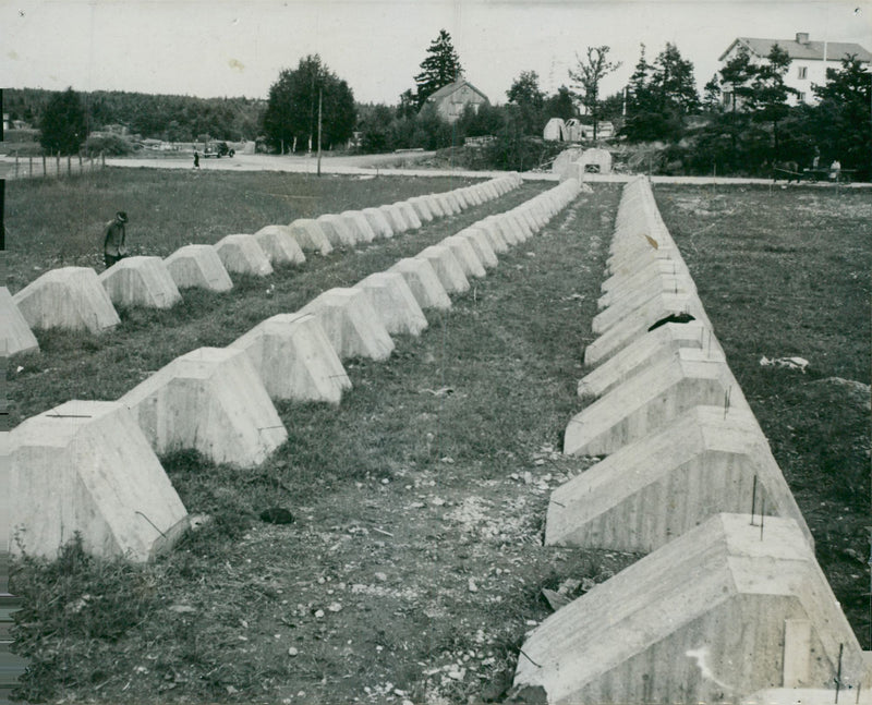 Swedish Military Emergency Service Field manueuver July-Dec 1944 - Vintage Photograph