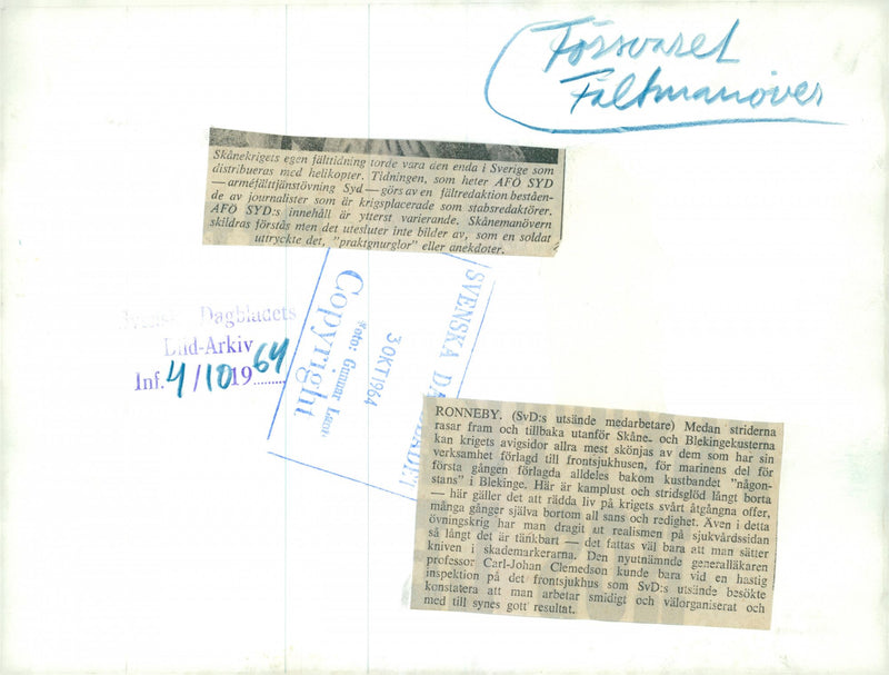 Field maneuver 1957 - Vintage Photograph