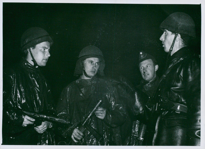 Swedish Military Field Manuevers 1952-1953 - Vintage Photograph