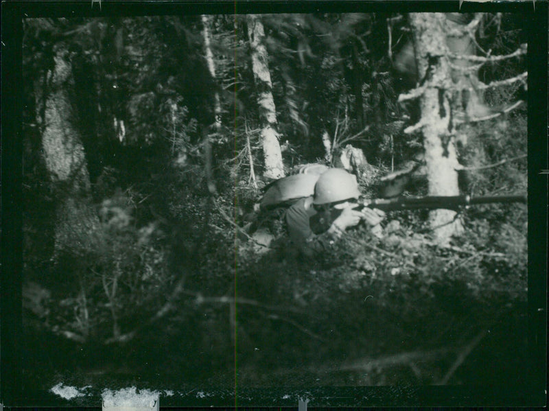 Field maneuvers 1926-1928 - Vintage Photograph