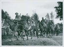 Swedish military maneuver GÃ¤strike manueuver 1936 - Vintage Photograph
