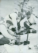 Voluntary officer training (FBU) Sweden - Vintage Photograph