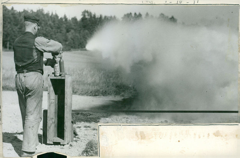 Field operation - Vintage Photograph