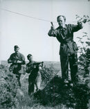 Voluntary officer training (FBU) Sweden - Vintage Photograph