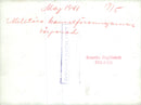 Swedish Military and Army 1941-1943 - Vintage Photograph