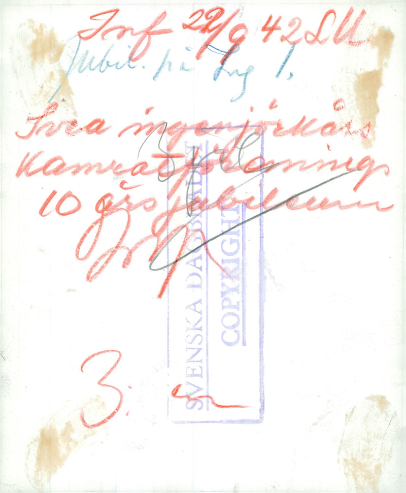 Swedish Military and Army 1941-1943 - Vintage Photograph