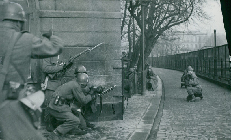 Swedish Military Field maneuvers Jan-June 1944 - Vintage Photograph