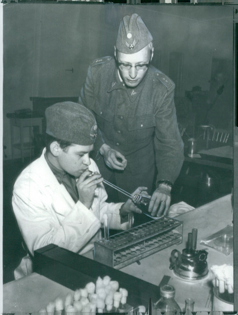Field maneuver 1957 - Vintage Photograph