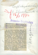 Swedish Military Civil Defense exercise 1943-1949 - Vintage Photograph