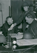 Swedish Military Civil Defense exercise 1943-1949 - Vintage Photograph