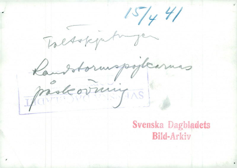 Swedish Military Landsturm Youth 1941 - Vintage Photograph