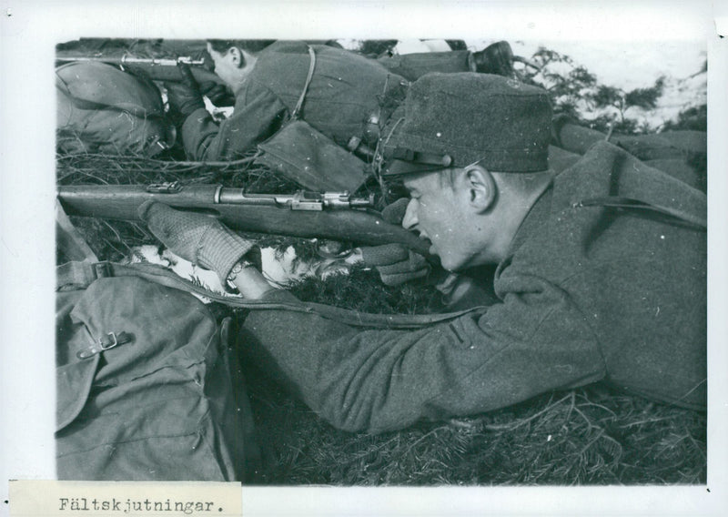 Swedish Military Landsturm Youth 1941 - Vintage Photograph