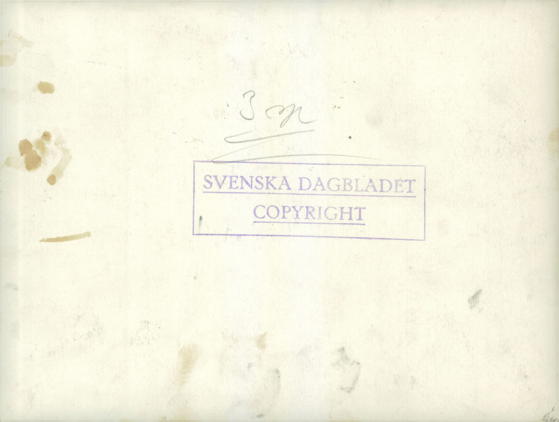 The soldiers liked to taste the food served in the "snow cans". - Vintage Photograph