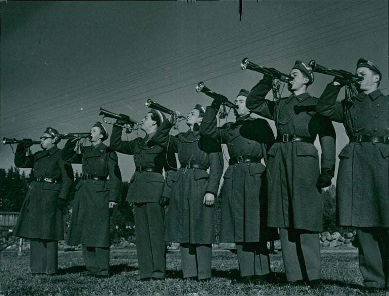 Swedish Military Field Manuevers 1950-1951 - Vintage Photograph