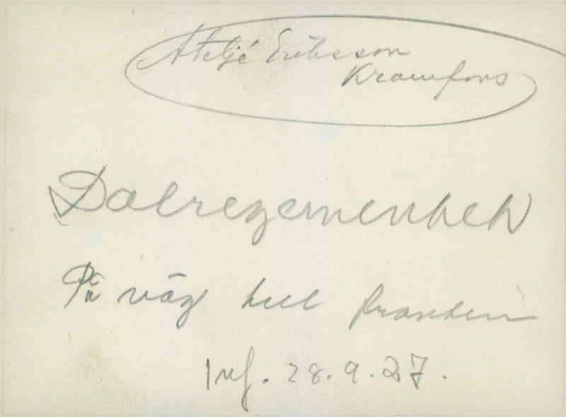 Field maneuvers 1926-1928 - Vintage Photograph