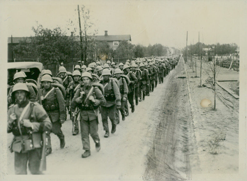 Field maneuvers 1926-1928 - Vintage Photograph