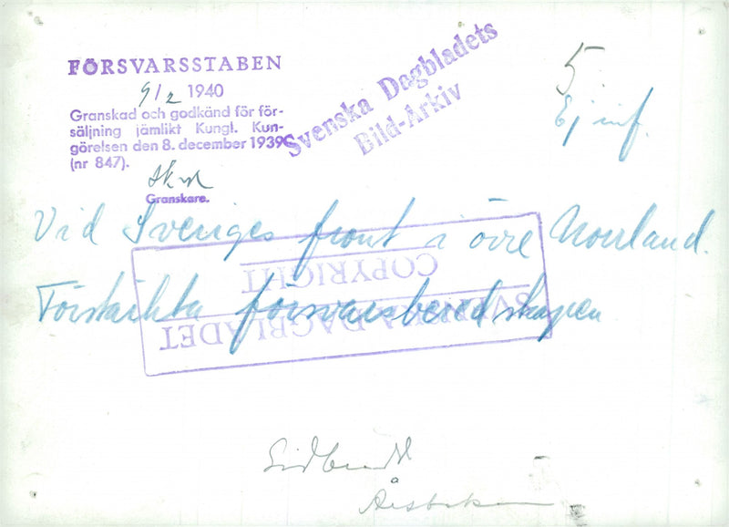 Field maneuvers 1940 - Vintage Photograph