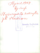 Swedish Military and Army 1941-1943 - Vintage Photograph