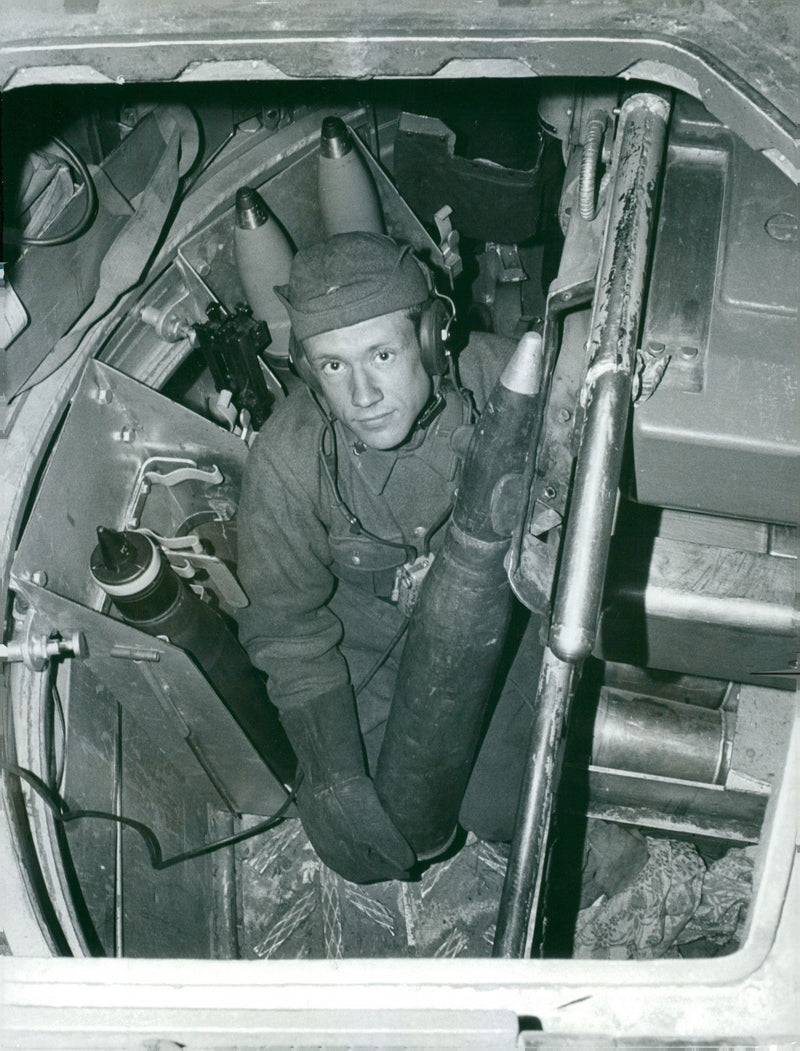 Field maneuver 1957 - Vintage Photograph