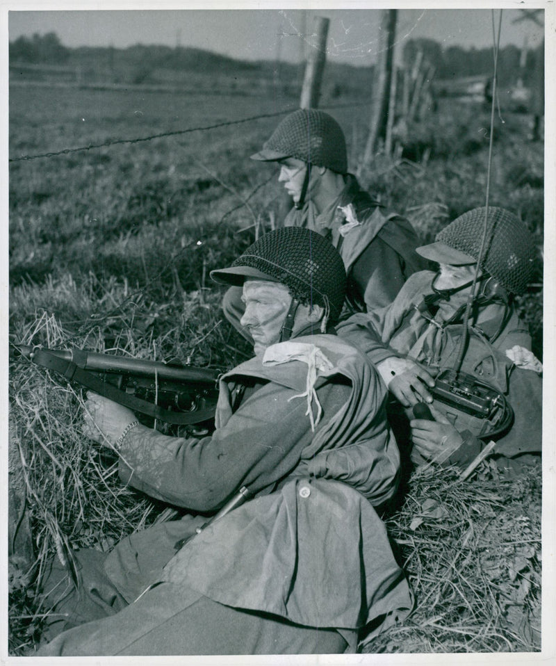 Swedish Military Field Manuevers 1952-1953 - Vintage Photograph