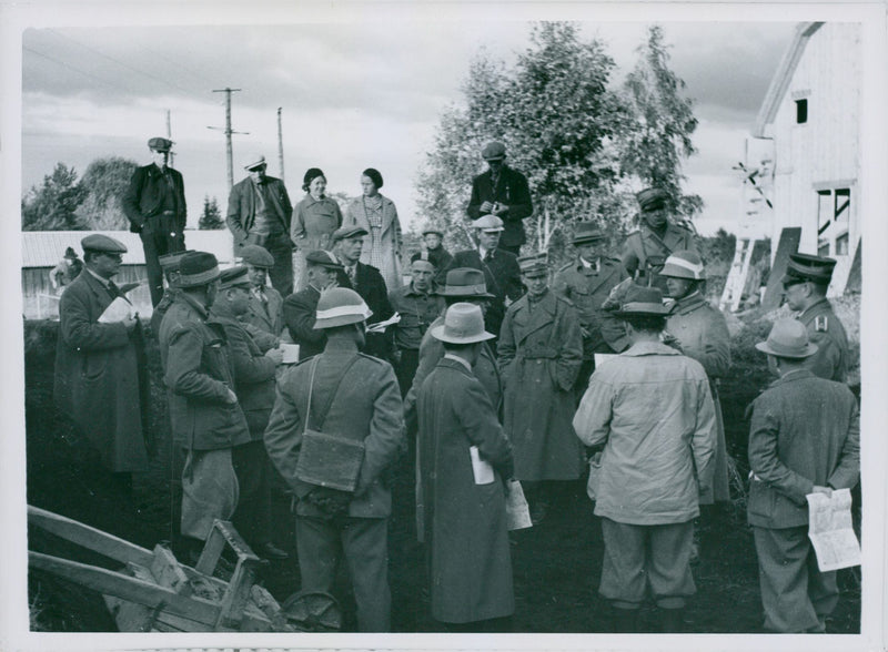 Swedish military maneuver GÃ¤strike manueuver 1936 - Vintage Photograph