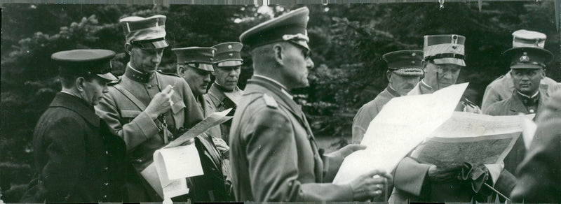 Field maneuver - Vintage Photograph