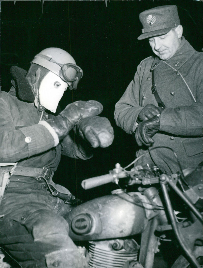 Swedish Military Field Manuevers 1952-1953 - Vintage Photograph