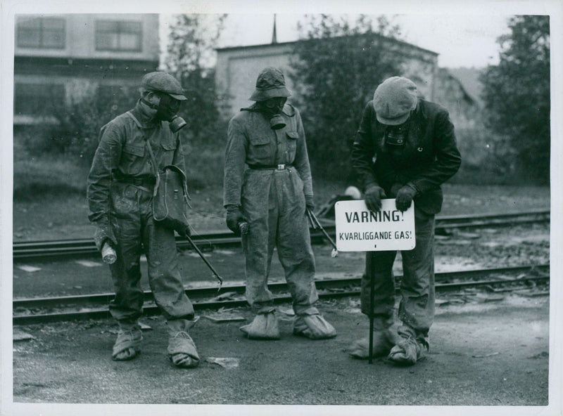 Swedish military maneuver GÃ¤strike manueuver 1936 - Vintage Photograph