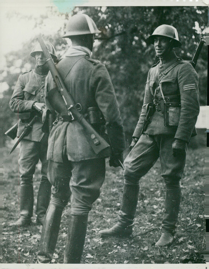 Field maneuvers 1926-1928 - Vintage Photograph
