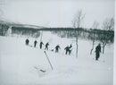 Swedish Military Field maneuvers Jan-June 1944 - Vintage Photograph