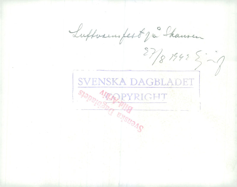 Swedish Military and Army 1941-1943 - Vintage Photograph