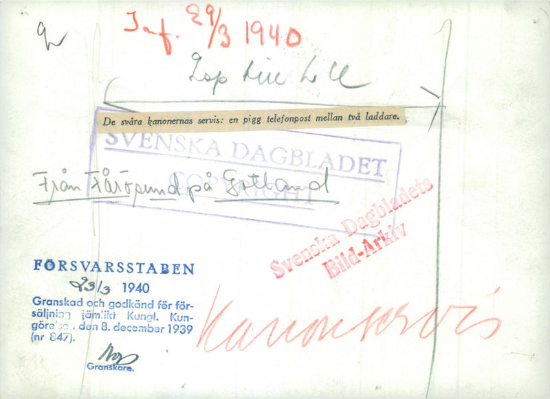 Field maneuvers 1940 - Vintage Photograph