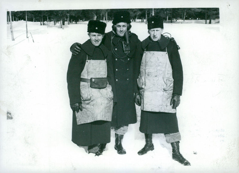 Field maneuvers 1940 - Vintage Photograph