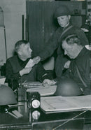 Swedish Military Civil Defense exercise 1943-1949 - Vintage Photograph