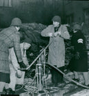 Swedish Military Civil Defense exercise 1943-1949 - Vintage Photograph