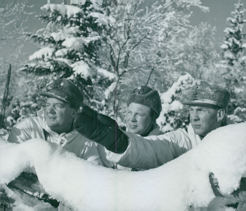 Voluntary officer training (FBU) Sweden - Vintage Photograph