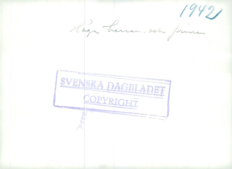 Swedish Military and Army 1941-1943 - Vintage Photograph