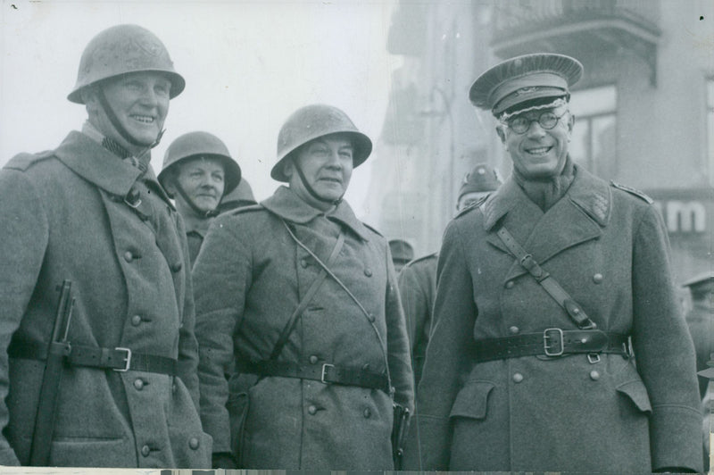 Swedish Military Field maneuvers Jan-June 1944 - Vintage Photograph