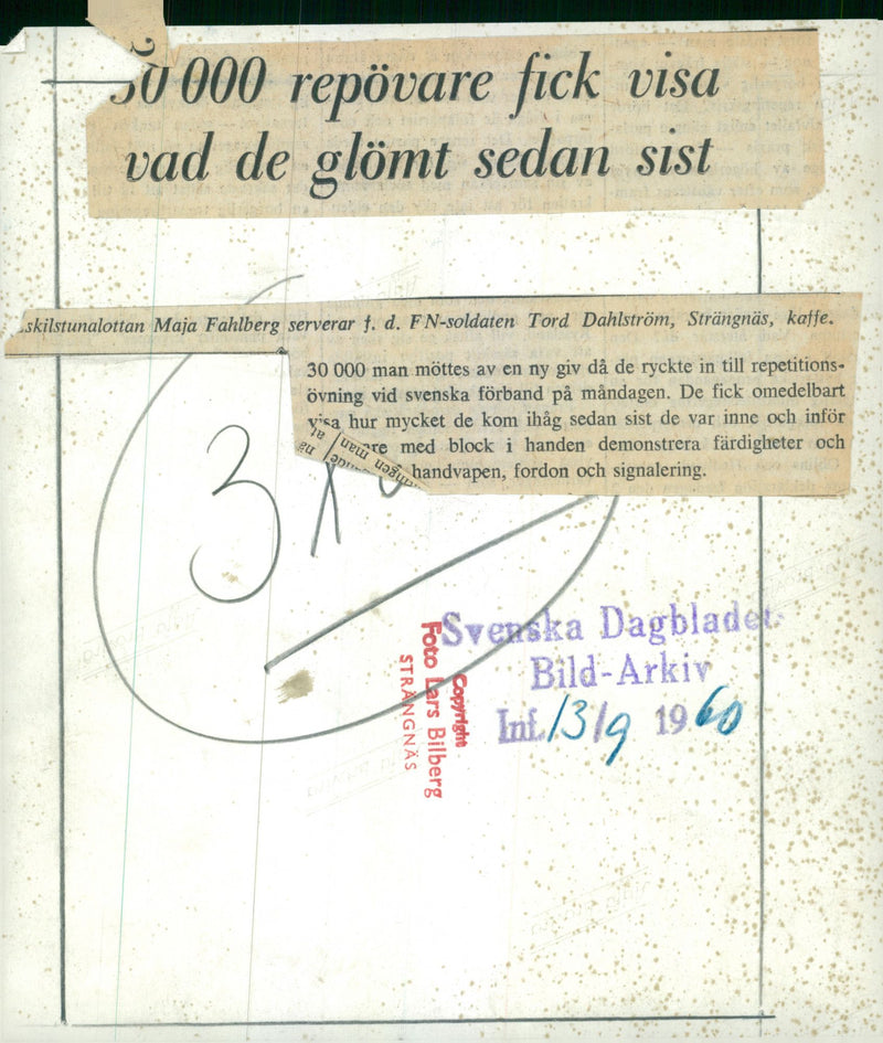 Field maneuver 1957 - Vintage Photograph