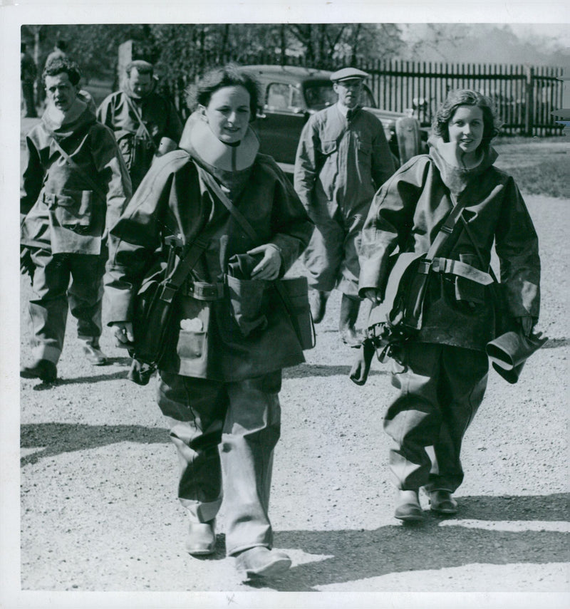 Swedish military air defense 1937 and earlier - Vintage Photograph