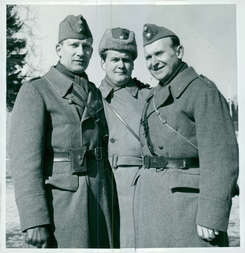 Voluntary officer training (FBU) Sweden - Vintage Photograph