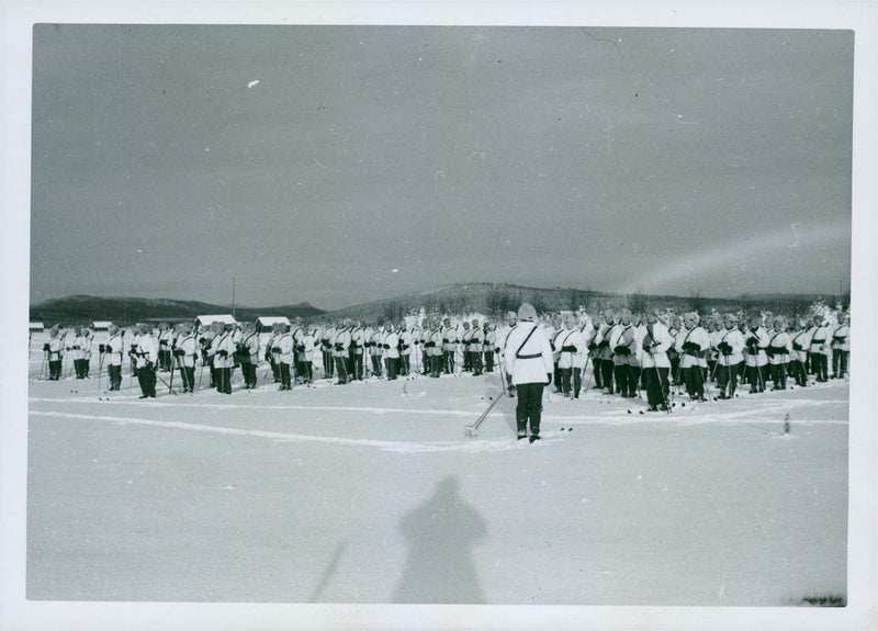 Field maneuvers 1940 - Vintage Photograph