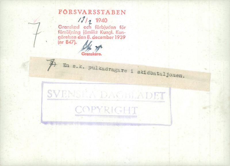 Field maneuvers 1940 - Vintage Photograph