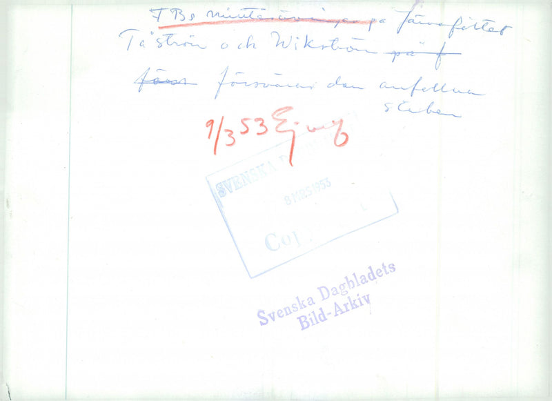 Voluntary officer training (FBU) Sweden - Vintage Photograph