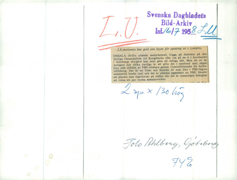 Voluntary officer training (FBU) Sweden - Vintage Photograph