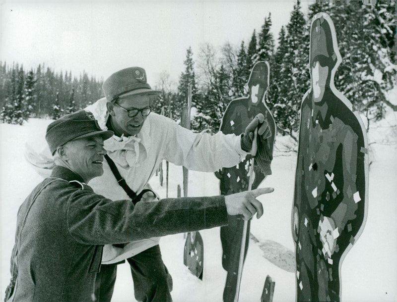 Voluntary officer training (FBU) Sweden - Vintage Photograph